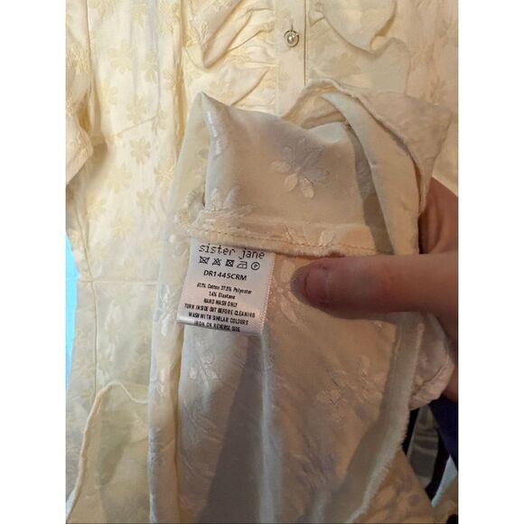 Sister Jane Bridgeton Jacquard Floral Ruffle Dress - Picture 7 of 9